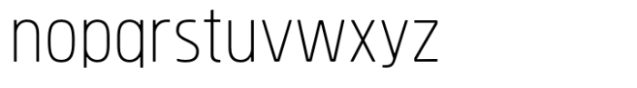 Brilk-Extra Light Font LOWERCASE
