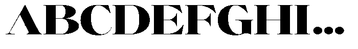 Brillane Serif  Brillane Black Expanded Font UPPERCASE