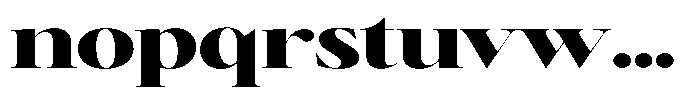 Brillane Serif  Brillane Black Expanded Font LOWERCASE
