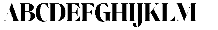 Brillane Serif  Brillane Black Semi Condensed Font UPPERCASE