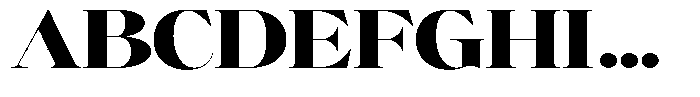Brillane Serif  Brillane Black Semi Expanded Font UPPERCASE