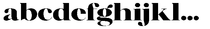 Brillane Serif  Brillane Black Semi Expanded FONT