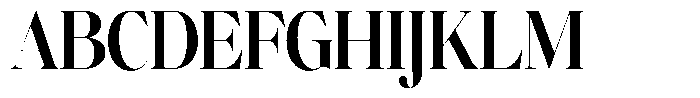 Brillane Serif  Brillane Bold Condensed Font UPPERCASE