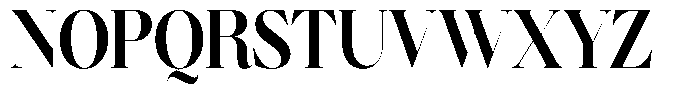 Brillane Serif  Brillane Bold Condensed Font UPPERCASE