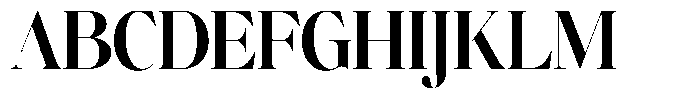Brillane Serif  Brillane Bold Semi Condensed Font UPPERCASE
