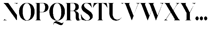 Brillane Serif  Brillane Bold Semi Condensed Font UPPERCASE