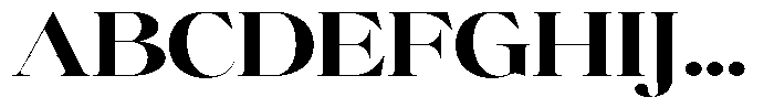 Brillane Serif  Brillane Bold Semi Expanded Font UPPERCASE