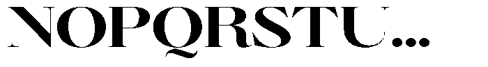 Brillane Serif  Brillane Bold Semi Expanded Font UPPERCASE