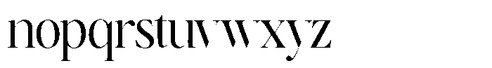 Brillane Serif  Brillane Condensed Font LOWERCASE
