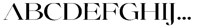 Brillane Serif  Brillane Expanded Font UPPERCASE