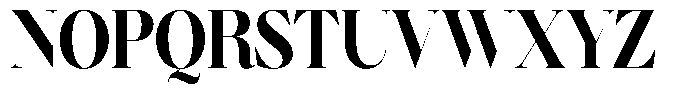 Brillane Serif  Brillane Extra Bold Condensed Font UPPERCASE