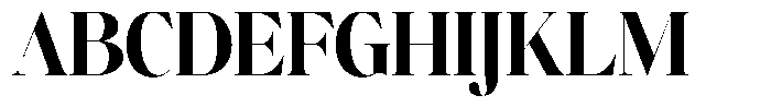 Brillane Serif  Brillane Extra Bold Semi Condensed Font UPPERCASE