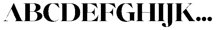 Brillane Serif  Brillane Extra Bold Font UPPERCASE