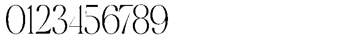 Brillane Serif  Brillane Extra Light Condensed Font OTHER CHARS