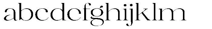 Brillane Serif  Brillane Extra Light Expanded FONT