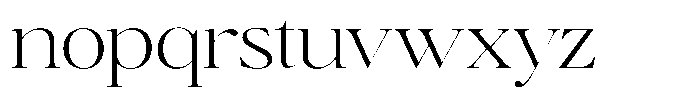 Brillane Serif  Brillane Extra Light Font LOWERCASE