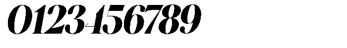 Brillane Serif  Brillane Italic Black Semi Condensed Font OTHER CHARS
