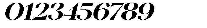Brillane Serif  Brillane Italic Bold Expanded Font OTHER CHARS