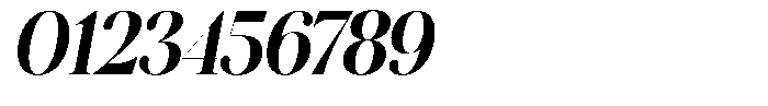 Brillane Serif  Brillane Italic Bold Semi Condensed Font OTHER CHARS