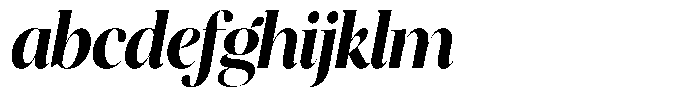 Brillane Serif  Brillane Italic Bold Semi Condensed FONT