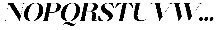 Brillane Serif  Brillane Italic Bold Font UPPERCASE