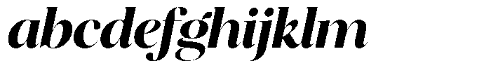 Brillane Serif  Brillane Italic Bold FONT