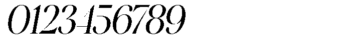 Brillane Serif  Brillane Italic Condensed Font OTHER CHARS