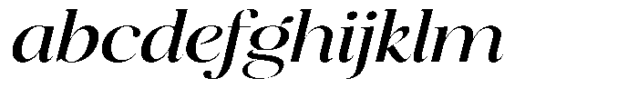 Brillane Serif  Brillane Italic Expanded FONT