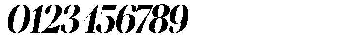 Brillane Serif  Brillane Italic Extra Bold Condensed Font OTHER CHARS