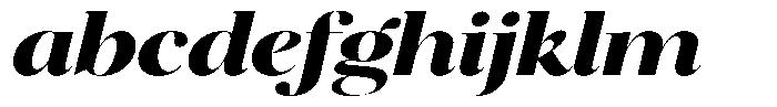 Brillane Serif  Brillane Italic Extra Bold Expanded FONT