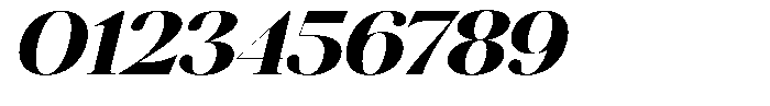 Brillane Serif  Brillane Italic Extra Bold Semi Expanded Font OTHER CHARS