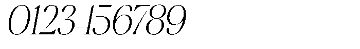 Brillane Serif  Brillane Italic Extra Light Condensed Font OTHER CHARS