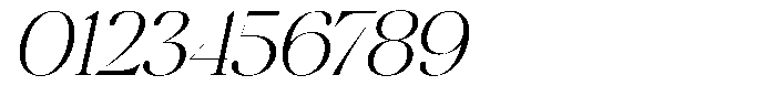 Brillane Serif  Brillane Italic Extra Light Font OTHER CHARS