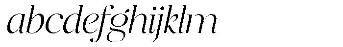 Brillane Serif  Brillane Italic Extra Light FONT
