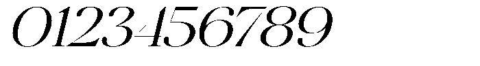 Brillane Serif  Brillane Italic Light Semi Expanded Font OTHER CHARS