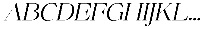 Brillane Serif  Brillane Italic Light Font UPPERCASE