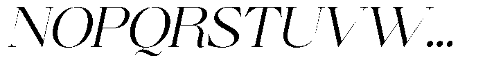 Brillane Serif  Brillane Italic Light Font UPPERCASE