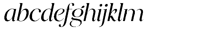 Brillane Serif  Brillane Italic Light FONT