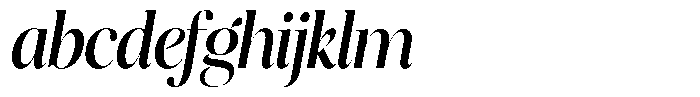 Brillane Serif  Brillane Italic Medium Condensed FONT