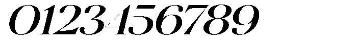 Brillane Serif  Brillane Italic Medium Expanded Font OTHER CHARS