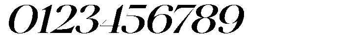 Brillane Serif  Brillane Italic Medium Semi Expanded Font OTHER CHARS