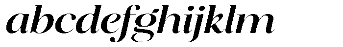 Brillane Serif  Brillane Italic Medium Semi Expanded FONT