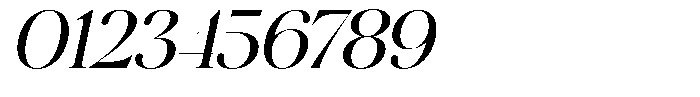 Brillane Serif  Brillane Italic Regular Font OTHER CHARS