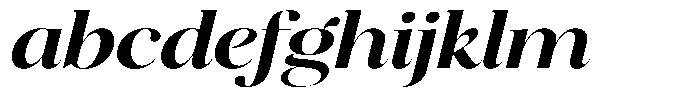 Brillane Serif  Brillane Italic Semi Bold Expanded FONT