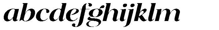Brillane Serif  Brillane Italic Semi Bold Semi Expanded FONT