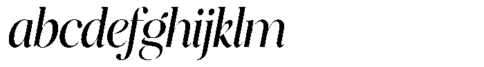 Brillane Serif  Brillane Italic Semi Condensed FONT