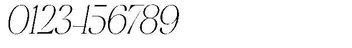 Brillane Serif  Brillane Italic Thin Condensed Font OTHER CHARS