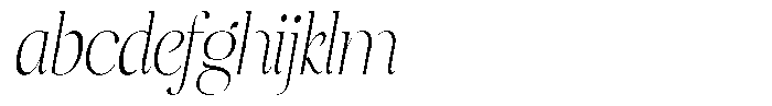 Brillane Serif  Brillane Italic Thin Condensed FONT