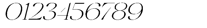 Brillane Serif  Brillane Italic Thin Expanded Font OTHER CHARS