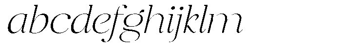 Brillane Serif  Brillane Italic Thin Expanded FONT